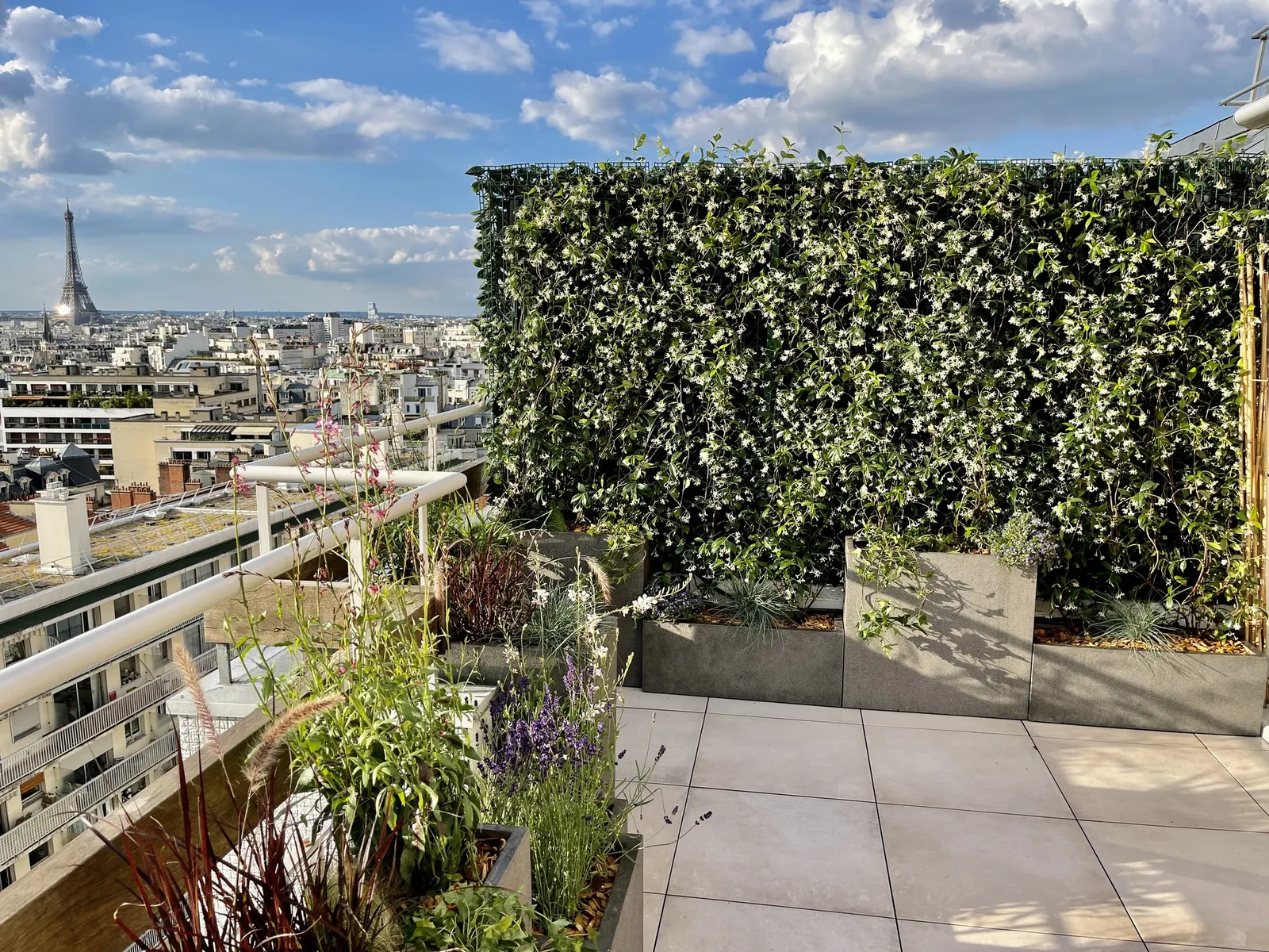 Conception d'une terrasse dans le 15e arrondissement