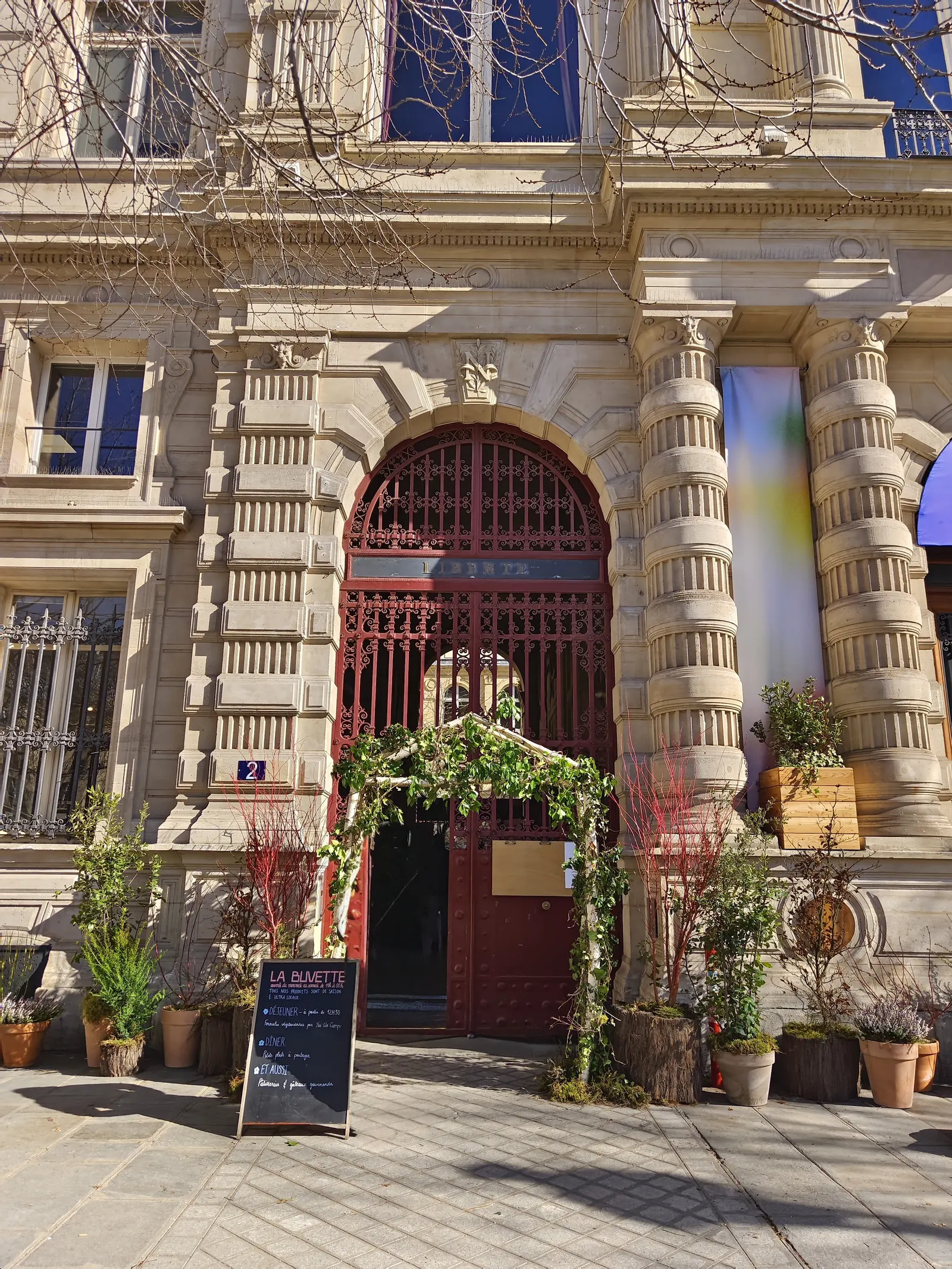 Scénographie ONF pour la fête du climat