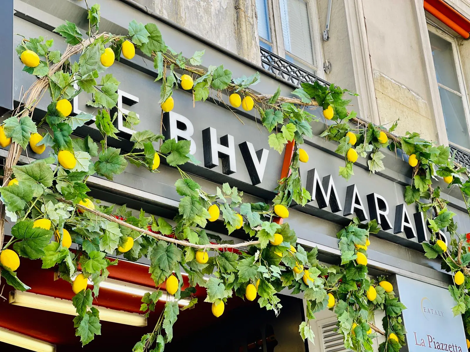 BHV Marais — installation estivale