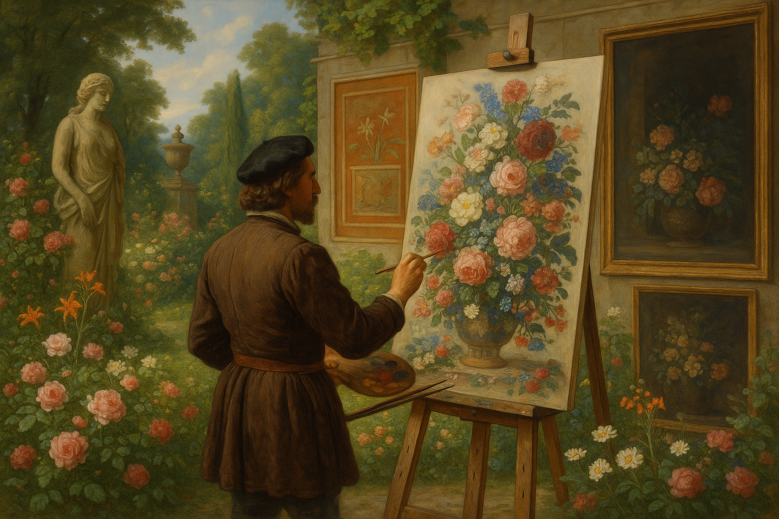 La présence des fleurs dans l’art : Une exploration historique et symbolique